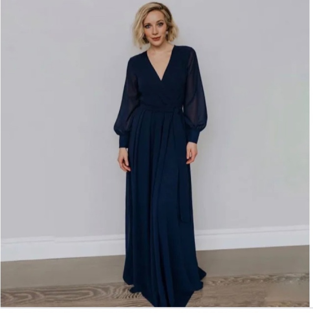 Baltic Born Lydia Maxi Dress Navy-XL